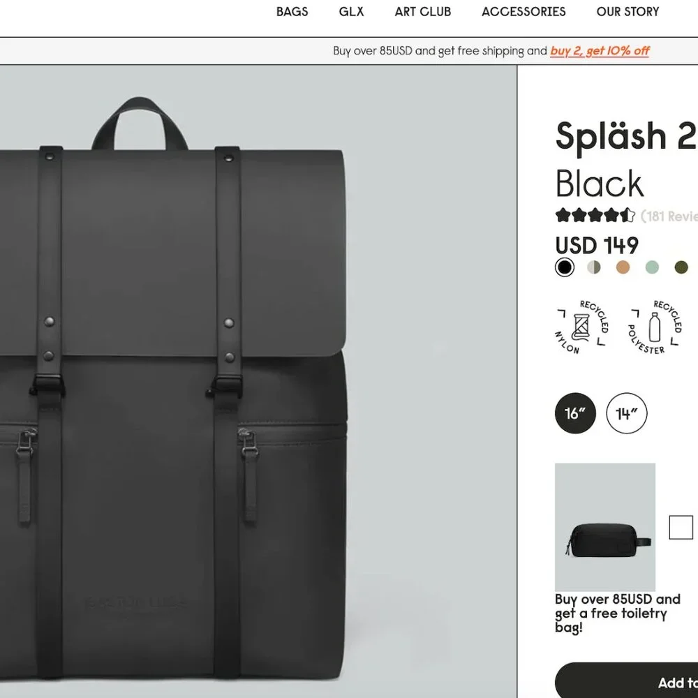 Gaston Luga Spläsh 14'' Backpack - Picture 1 of 5